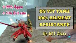 Toram Online - Blacksmith VIT-TECH Tank Build With 100% Ailment Resistance || Mid Budget Build