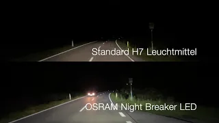 OSRAM Night Breaker H7-LED im Fiat Ducato - Vergleich und Testfahrt 💡