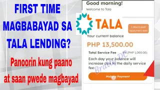 Paano magbayad ng Tala loan | Tala Lending App Online