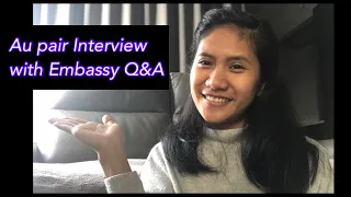Au pair Interview with Embassy Q&A #6thvlogs #PinayinEurope #aupairexperience
