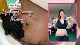 Tummy Tuck Vlog || Post Op Week 1 - Lymphatic Drainage Massage 💓