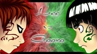 AMV naruto // Lee vs Gaara // linkin park numb