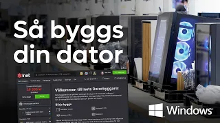 Så här byggs din dator – Inet System och Datorbyggaren