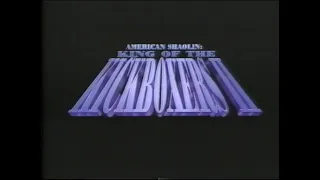 "American Shaolin: King Of The Kickboxers II" (1991) VHS Movie Trailer