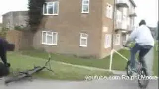 BMX trick fail