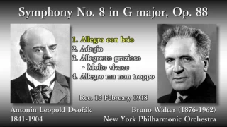 Dvořák: Symphony No. 8, Walter & NYP (1948) ドヴォルザーク 交響曲第8番 ワルター