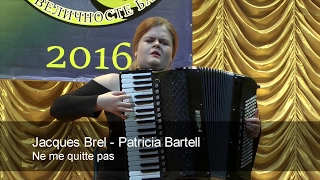 Brel - Bartell: Ne me quitte pas FRENCH ACCORDION music Egle Bartkeviciute Accordeon Akkordeon