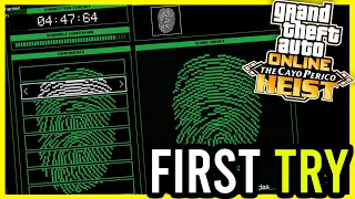 🖐🏽 FIRST TRY den FINGERABDRUCK HACK SCHAFFEN! - CAYO PERICO HEIST in GTA Online