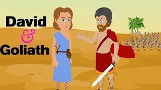 David And Goliath - The Bible Story for Kids - Children Christian Bible Cartoon Movie - Holy Tales