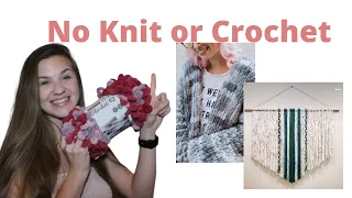 Things To Make With Yarn WITHOUT Knitting or Crocheting | Loop Yarn Project Ideas