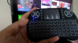 Mini wireless keyboard for Smart TV unboxing and set up