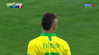 Everton Cebolinha vs Peru I teve goleada