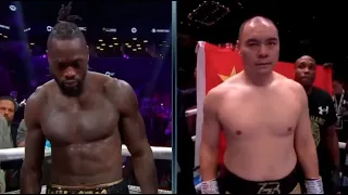 Deontay Wilder vs Zhilei Zhang Highlights | fights highlights comparison | Wilder vs Zhang