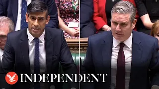 Full exchange: Keir Starmer and Rishi Sunak discuss Israel-Hamas war at PMQs