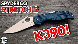 Spyderco Stretch 2 K390 Folding Knife - Overview and Review