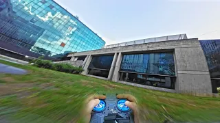 Uncut FPV Freestyle | Training and Crashing in the Abandoned Offices💥