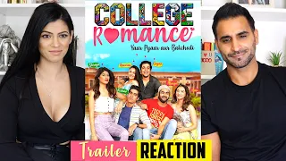 COLLEGE ROMANCE | Web Series | Trailer REACTION & REVIEW | The Timeliners