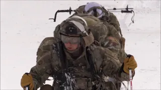11th Airborne Soldiers Conduct Winter Overland Movement