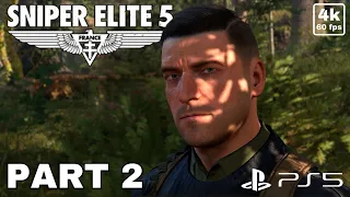 Sniper Elite 5 walkthrough Gameplay Part 2 | Occupied Residence