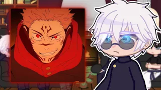 Past Jujutsu Kaisen react to Sukuna || Shibuya Arc || Gacha 🇺🇲🇧🇷