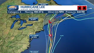 Hurricane Lee path update: Track keeps it offshore, but effects are expected in NH