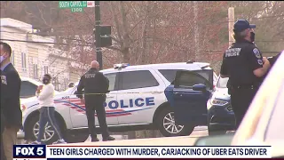 Shocking video shows deadly DC Uber Eats carjacking by teen girls | FOX 5 DC