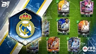 FULL REAL MADRID SPECIAL CARD SQUAD! | FIFA MOBILE