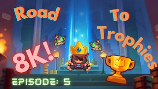 Rush Royale - ROAD to 8K Trophies! - Game of the Day - Ep. 5 - Gadget 15 vs Gadget 20!