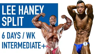 LEE HANEY-Inspired Push Pull Legs Workout Plan (PPL Split)