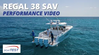 Regal 38 SAV (2022) - Test Video by BoatTEST.com