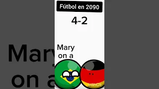 fútbol en 2090 #countryballs #humor #shorts #futbol #alemania #brasil