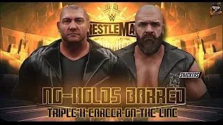 WWE 2K19 WrestleMania 35 Triple H vs Batista | Highlights