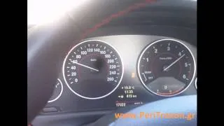 BMW 320d F30 acceleration 0-150 km/h PeriTroxon.gr