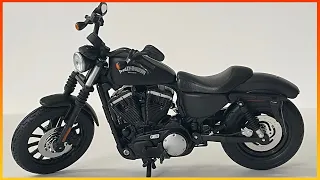 Unboxing 1:12 Maisto 2014 Harley Davidson Sportster Iron 883 Motorcycles Diecast Sport Bike Model