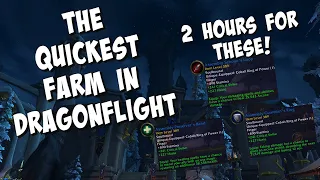 The QUICKEST FARM in Dragonflight Get a 389 Ring in under 2 HOURS!