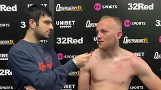 MARK BUTLER ON HIS LOSS TO BILLY ADAMS AND FIGHTING ON TV ON TNT SPORTS