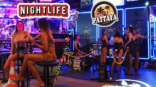 Pattaya Bar Girls in Tree Town, Soi Buakhao Nightlife Scenes - August 2022 (4K)