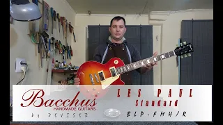 Bacchus (by Deviser) Les Paul Standard BLP-FMH/R, обзор электрогитары