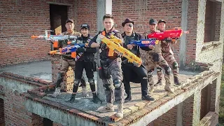 Nerf Guns War : Task Force Of SEAL TEAM The Next Level Fight MR.Black Of Dangerous Team Criminals