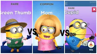 Minion Rush Green Thumb VS Mom VS Cupid