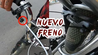 COMO INSTALAR  FRENO A TU BMX FACIL Y RAPIDO SALVA TUS LLANTAS Y TENIS!