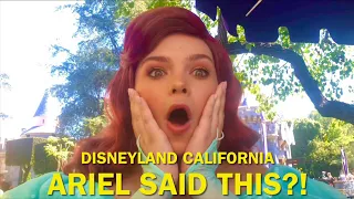 Ariel Said THIS About the Live Action Little Mermaid Movie?! Disneyland 2023 #disney