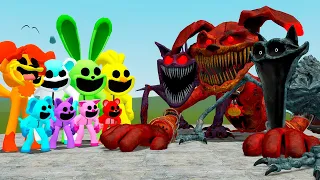 SMILING CRITTERS CARTOONS VS NIGHTMARE NAPPY CAT, DOGDAY AND CATNAP SCARY HALF (Garry's Mod)