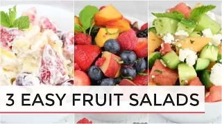 3 Easy Delicious Fruit Salad Recipes