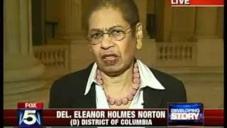 Eleanor Holmes Norton Defending Tax-Funded Abortions in DC