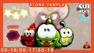 Cut the Rope Magic Stone Temple Levle 50-16 to 50-18 | Android & IOS GAmeplay