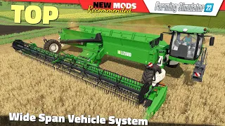 FS22 ★ Wide Span Vehicle System - Farming Simulator 22 New Mods Review 2K60