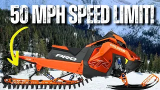 Polaris RMK 325 Series 9 Mountain Track  50MPH Speed Limit