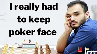 Amin Tabatabaei on his opponent's massive blunder | Sharjah Masters 2023