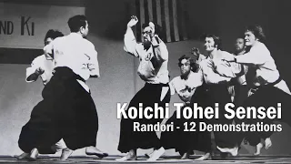 Koichi Tohei Sensei, 12 Randori Demonstrations